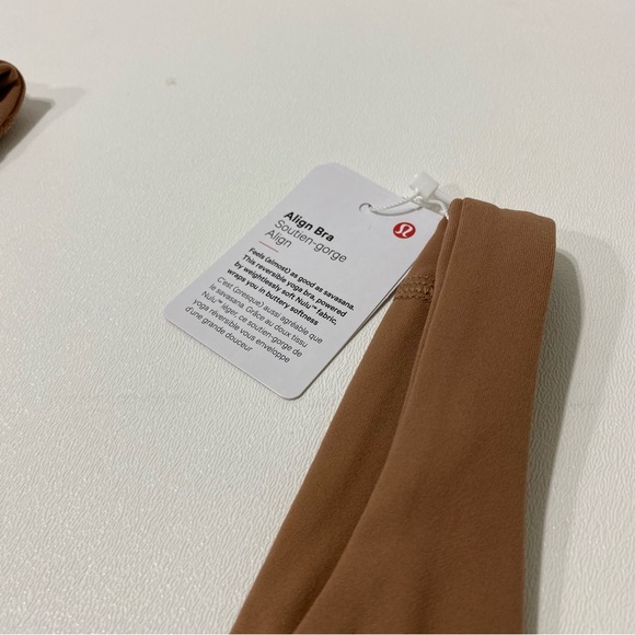 NEW - Lululemon Align Sports Bra A/B - size 4 - Brown - Picture 2 of 7